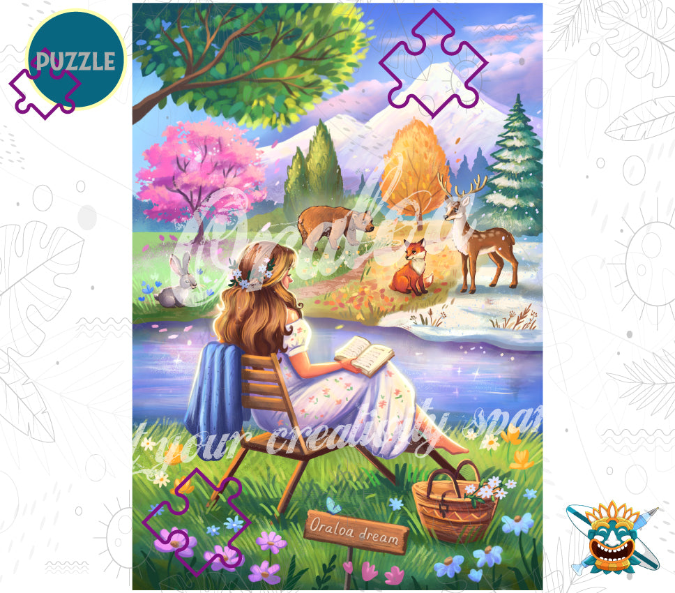 1000 piece puzzle: Four Seasons