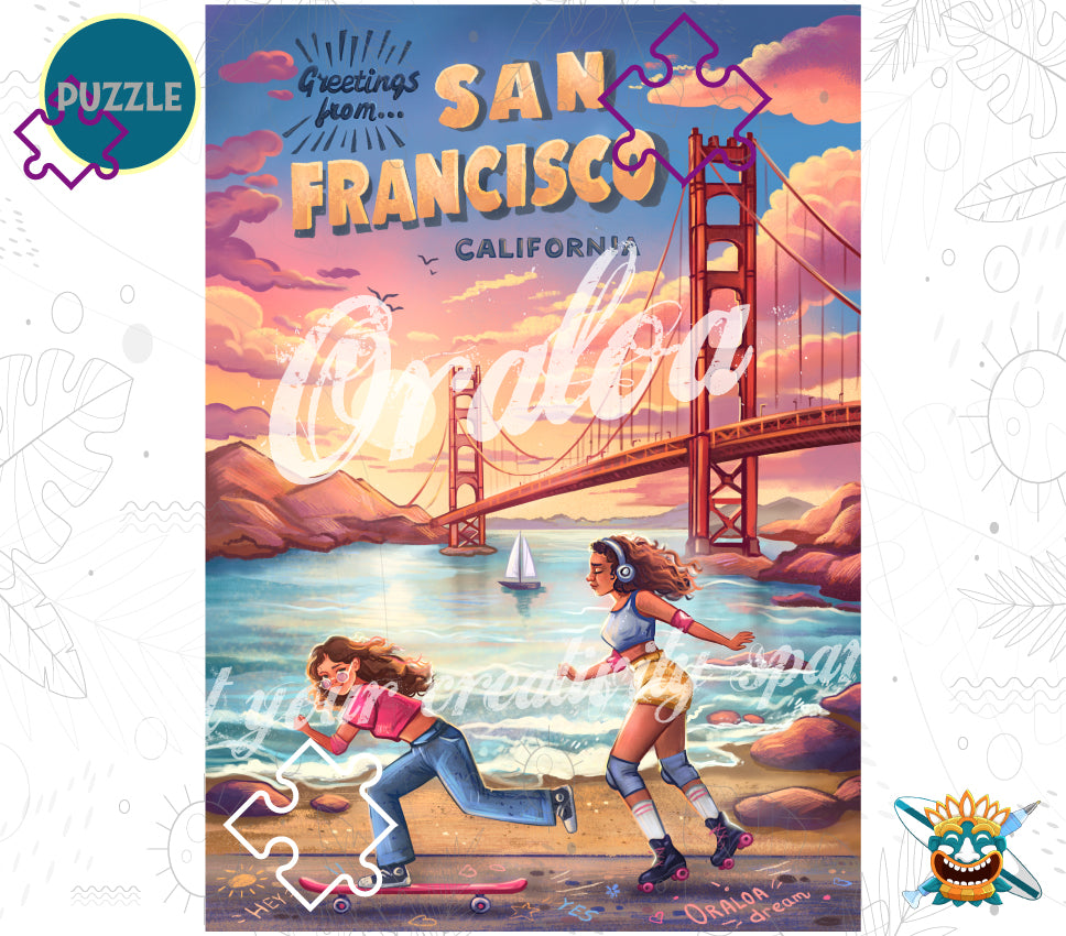 2000 piece puzzle: San Francisco